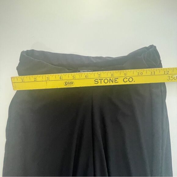 Pretty Little Thing, Black Wide Leg Pants, Size 4 - Picture 5 of 6